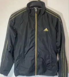 adidas ウィンドブレーカー 黒/金 CUMAPROOF Lサイズ