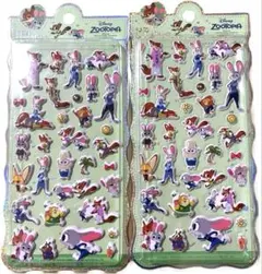 新品未開封　Disney ズートピア　ぷくぷくシール　正規品　2点セット