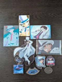 名探偵コナン 怪盗キッド アクスタ 缶バッジ セガラッキーくじ - メルカリ