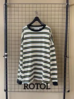ROTOL ロトル BIG TWIST L/S - BORDER ボーダーTEE