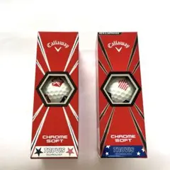 未使用　キャロウェイゴルフボール　星条旗