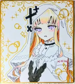 魔法少女ノ魔女裁判　まのさば　氷上メルル 手書きイラスト