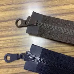 YKK92cm ビスロン ダブルジップ2本送る