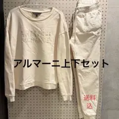 A/X アルマーニエクスチェンジ セットアップ L美品上品白&ゴールドのサムネイル