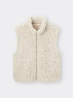 GU カーリーフリースジップベスト