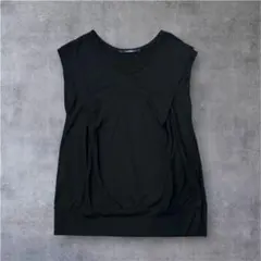 LIMI feu 23SSメッシュボーダーデザインネックT - メルカリ