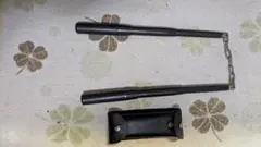 折り畳みヌンチャクスチール製銅製ヌンチャク昭和50〜60代に購入致しました。美品