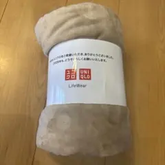 UNIQLO 年末祭　フリースブランケット　ベージュ