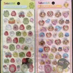 【正規品】たまごっち　ボンボンドロップシール　くちぱっち　めめっち