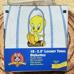【希少】90s USA製 ルーニー・テューンズ フロッピーディスク