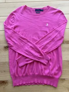 Polo Ralph Lauren ピンク 薄手　セーター　 M ラルフローレン