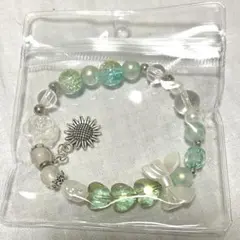 ビーズ　ブレスレット♡ハンドメイド