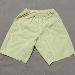 無印良品　キッズナイロンショーツ　120サイズ　イエロー