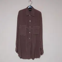 qhmiraiさま専用 deux jeans ブラウン長袖シャツ