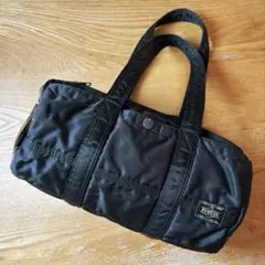 【ちゅい様専用】美品 PORTER ポーター　タンカー ドラムバッグ 黒　ミニS