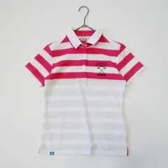 adidas　アディダス　メッシュポロシャツ　Mサイズ
