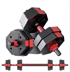 可変式ダンベル 2way バーベル可 1kg×4 1.25kg×4 自宅筋トレのサムネイル