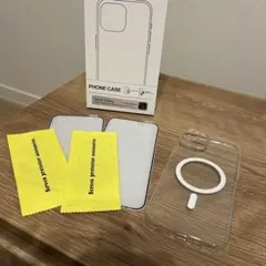 スマホケース iPhone 15 Plus クリア 保護フィルム ガラス 2枚