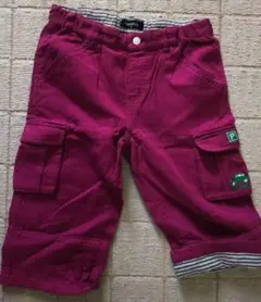 kladskapカーゴパンツ マゼンタ　7部丈