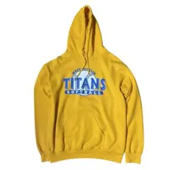 【人気カラー】GILDAN イエロー パーカー Titans プリントフーディ
