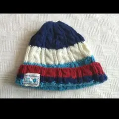 ストライプデザイン ニット帽