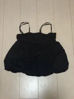 GU ブラック バルーン　キャミソール　ビスチェ