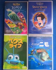 Disney　DVD 4点セット