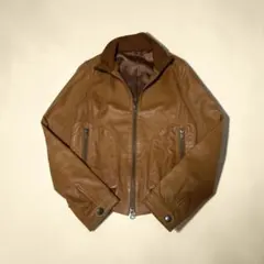 archive A-2 leather jacket 羊革 パンチング　36