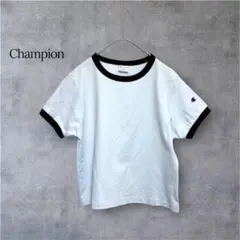 Champion チャンピオン Tシャツ トップス 水色 トップス シンプル M