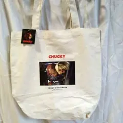 【新品/未使用/タグ付き】CHUCKY トートバッグ 大きめ キャンバス