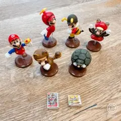 マリオ フィギュア チョコエッグ6体セット + ゲームソフト