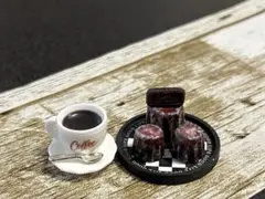 ［カヌレ＆コーヒーセット］ミニチュアスイーツ　20日までの出品