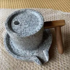 ⭐️開運石臼 抹茶 お茶 粉ひき臼 香辛料 古民具 観賞用⭐️ - メルカリ