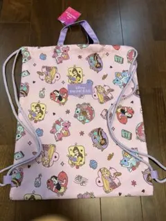 ディズニー　プリンセスキャラクター ナップザック(未使用品)
