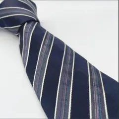 【Paul Smith（ポールスミス）】美品 マルチストライプ柄 シルクネクタイ