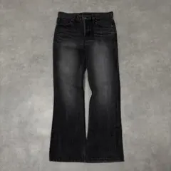 2000s Shellac dark flare denim pantsのサムネイル
