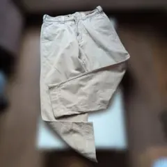 ベージュ チノパン コットン混紡