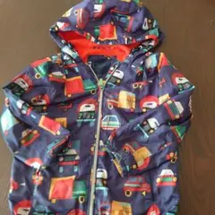 【お値下げ！】next 車両柄 フード付きジャケット 110
