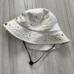H&M 星柄　あごひも付き　帽子