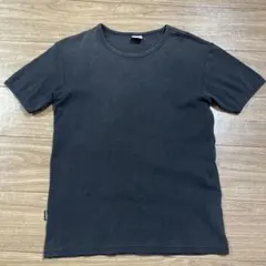 【定番】AVIREX デイリー リブ 半袖Tシャツ クルーネック 黒 Lのサムネイル