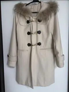 イング　ファー付きダッフルコート