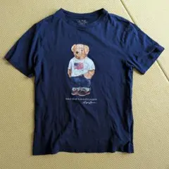 Y2K Polo Ralph Lauren ポロベア　半袖　Tシャツ　ピチT　紺