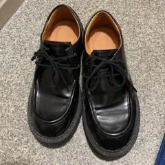 完売品【UNIQLO:C】レースアップシューズ(24.0cm ブラック)ユニクロ