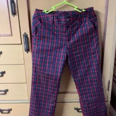 adidasチェックパンツ ギンガムチェック