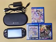 極美品 PS Vita 本体 保護装備付き