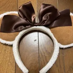 ミッキー耳カチューシャ ブラウン