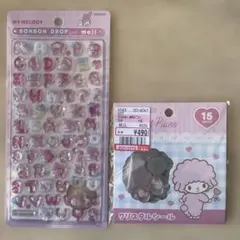 【正規品】サンリオmoji マイメロ　ピアノちゃん　クリスタルシール