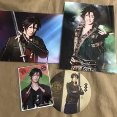 ミュージカル刀剣乱舞 御手杵 田中涼星2Lブロマイド2点、コースター、カード