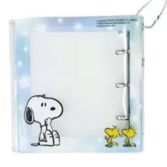 スヌーピー 2WAYシール帳 L　ブルー