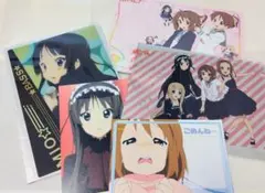 けいおん！ジャンボカードダス2種＆メモパッド＆ポストカードセット